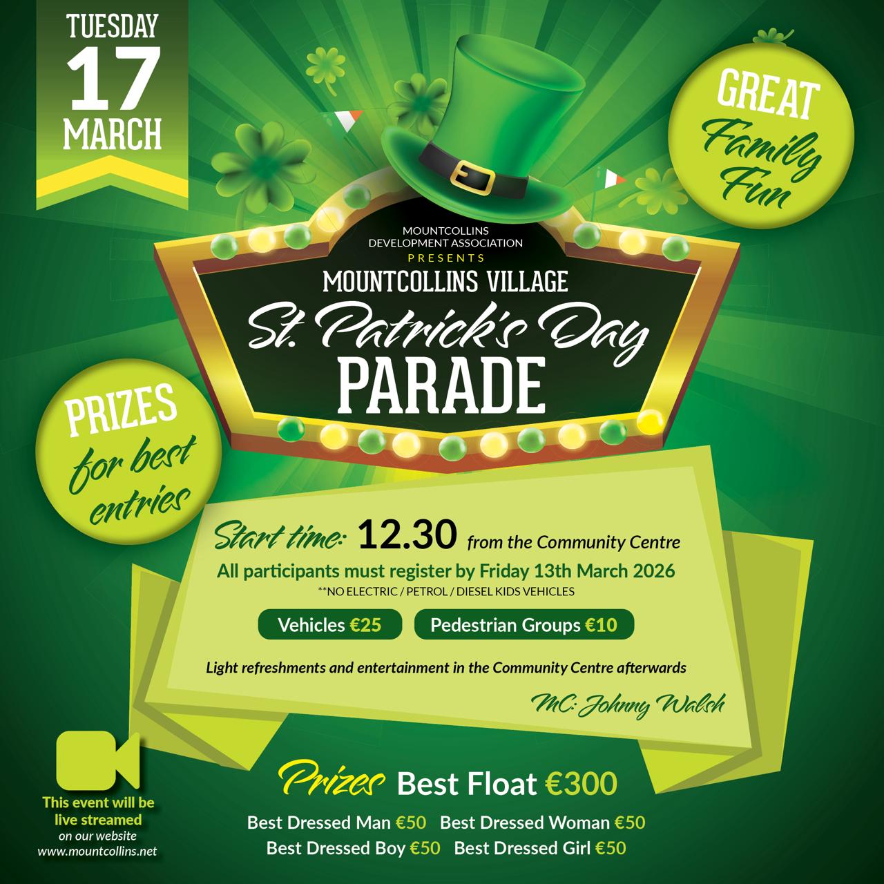 St Patrick's Day Parade 2026